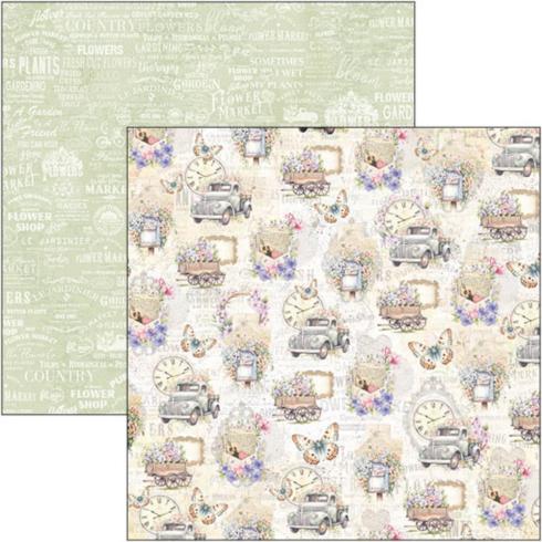 Ciao Bella - Designpapier "Flower Shop" Patterns Paper Pack 12x12 Inch - 8 Bogen