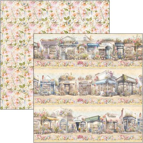 Ciao Bella - Designpapier "Flower Shop" Patterns Paper Pack 12x12 Inch - 8 Bogen