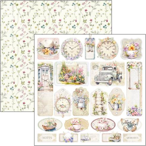 Ciao Bella - Designpapier "Flower Shop" Paper Pack 8x8 Inch - 12 Bogen