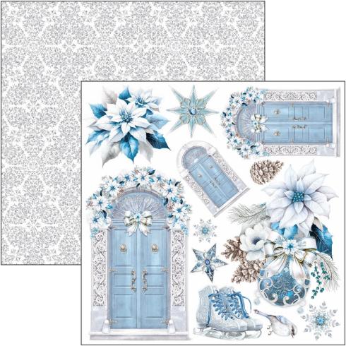 Ciao Bella - Stanzteile "Elegance of Blue" Fussy Cut Pad - 24 Bogen