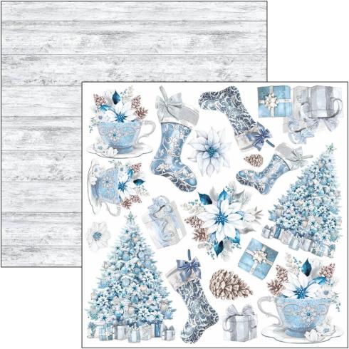 Ciao Bella - Stanzteile "Elegance of Blue" Fussy Cut Pad - 24 Bogen