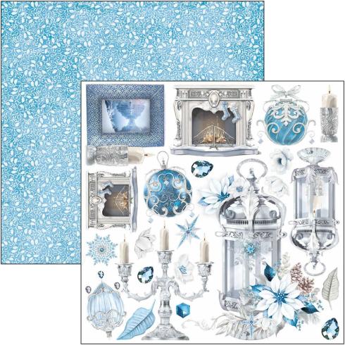 Ciao Bella - Stanzteile "Elegance of Blue" Fussy Cut Pad - 24 Bogen