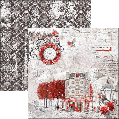 Ciao Bella - Designpapier "Paris Je t'aime" Paper Pack 12x12 Inch - 12 Bogen