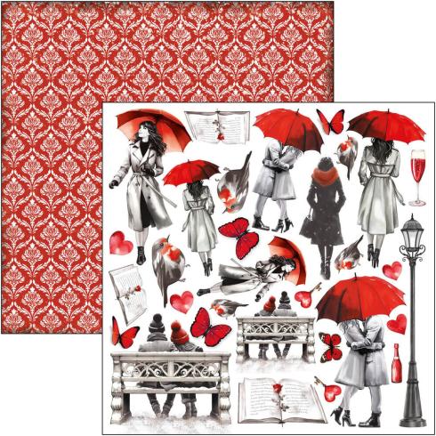 Ciao Bella - Designpapier "Paris Je t'aime" Patterns Paper Pack 12x12 Inch - 8 Bogen