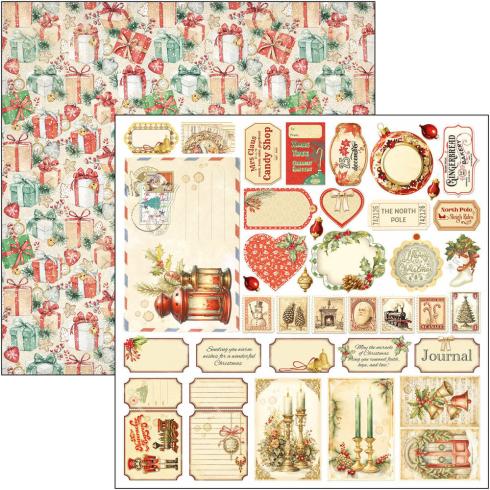 Ciao Bella - Designpapier "The Nutcracker" Patterns Paper Pack 12x12 Inch - 8 Bogen