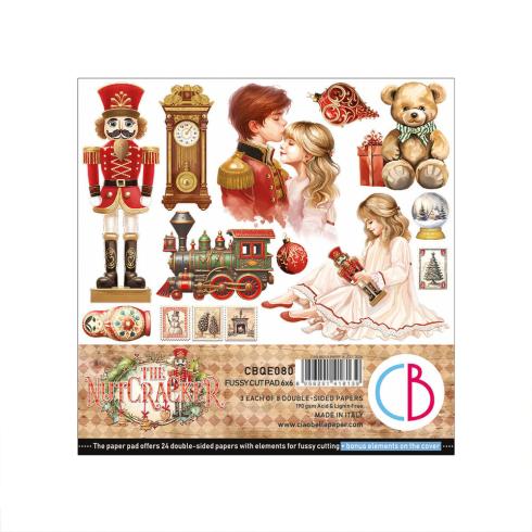 Ciao Bella - Stanzteile "The Nutcracker" Fussy Cut Pad - 24 Bogen