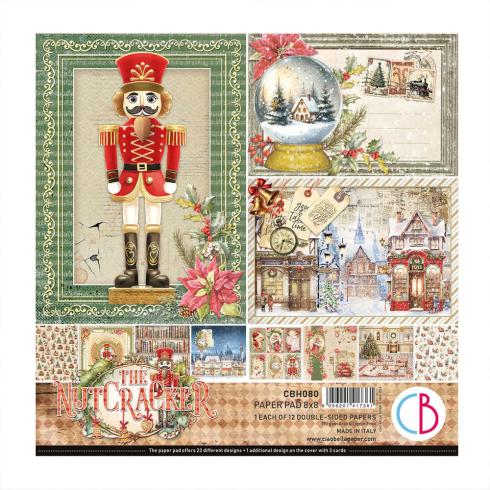 Ciao Bella - Designpapier "The Nutcracker" Paper Pack 8x8 Inch - 12 Bogen