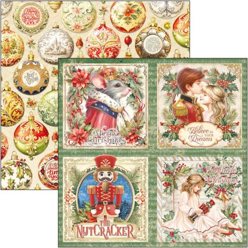 Ciao Bella - Designpapier "The Nutcracker" Paper Pack 8x8 Inch - 12 Bogen