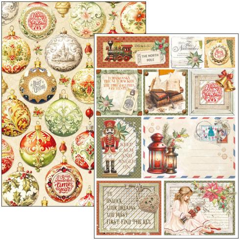 Ciao Bella - Stanzteile "The Nutcracker" Creative Pad A4 - 9 Bogen