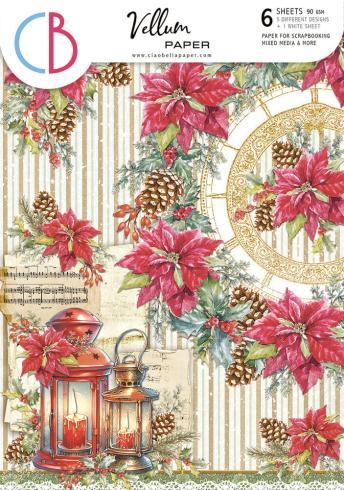 Ciao Bella - Pergamentpapier "The Nutcracker" Vellum A4 - 6 Bogen