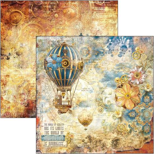 Ciao Bella - Designpapier "Esprit de Voyage" Paper Pack 12x12 Inch - 12 Bogen