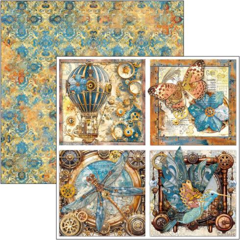 Ciao Bella - Designpapier "Esprit de Voyage" Patterns Paper Pack 12x12 Inch - 8 Bogen