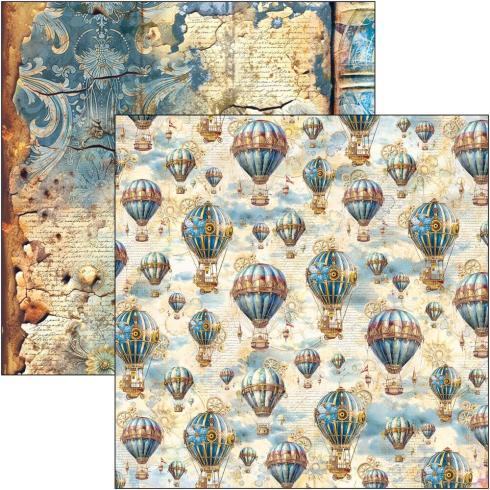 Ciao Bella - Designpapier "Esprit de Voyage" Patterns Paper Pack 12x12 Inch - 8 Bogen