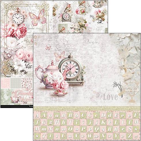 Ciao Bella - Designpapier "Timeless Moments" Patterns Paper Pack 12x12 Inch - 8 Bogen