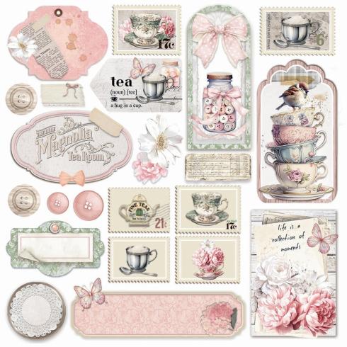 Ciao Bella - Pergamentpapier "Timeless Moments" Vellum 6x6 Inch - 6 Bogen