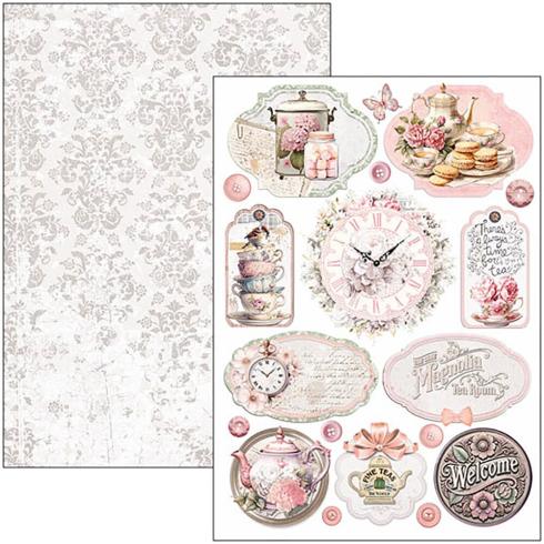 Ciao Bella - Stanzteile "Timeless Moments" Creative Pad A4 - 9 Bogen