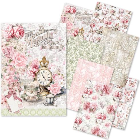 Ciao Bella - Decopatch Papier "Timeless Moments" Rice Paper A5 - 8 Bogen