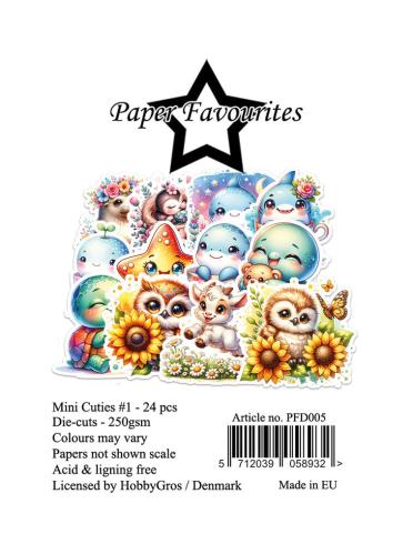 Paper Favourites - Stanzteile "Mini Cuties #1" Die Cuts 