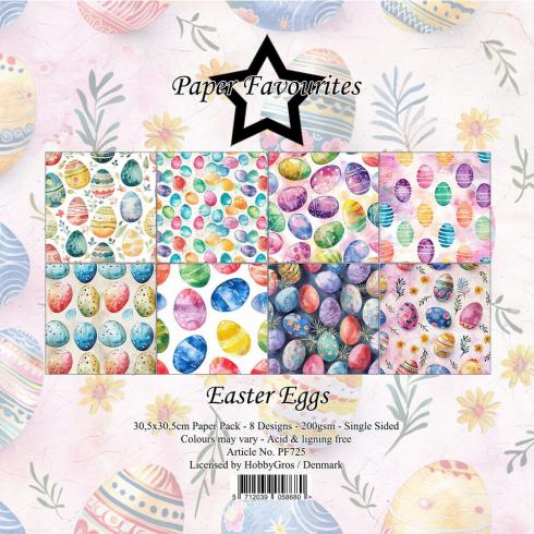 Paper Favourites - Designpapier "Easter Eggs" Paper Pack 12x12 Inch 8 Bogen