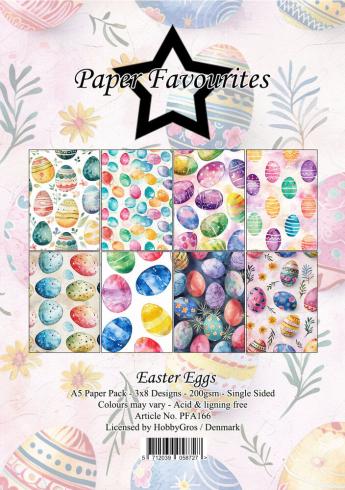 Paper Favourites - Designpapier "Easter Eggs" Paper Pack A5 - 24 Bogen