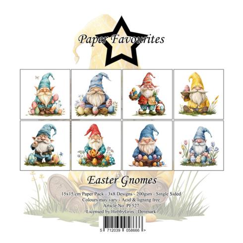 Paper Favourites - Designpapier "Easter Gnomes" Paper Pack 6x6 Inch - 24 Bogen