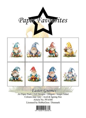 Paper Favourites - Designpapier "Easter Gnomes" Paper Pack A6 - 24 Bogen