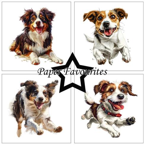 Paper Favourites - Designpapier "Farmdogs" Paper Pack 6x6 Inch - 24 Bogen