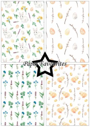 Paper Favourites - Designpapier "Watercolour Easter" Paper Pack A5 - 24 Bogen