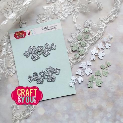 Craft & You Design - Stanzschablone "Ivy Twigs" Dies