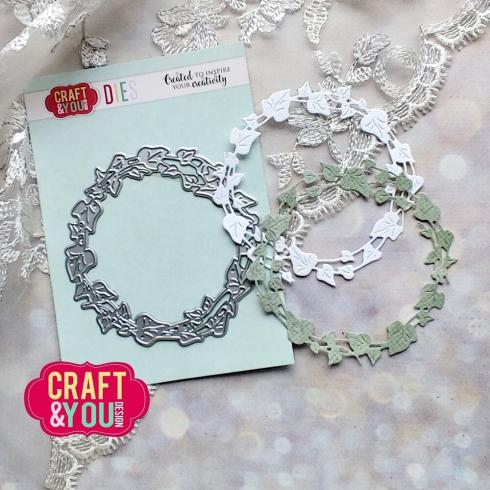 Craft & You Design - Stanzschablone "Ivy Wreath" Dies