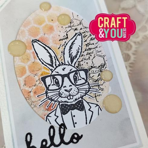 Craft & You Design - Stempel "Honeycomb" Clear Stamps