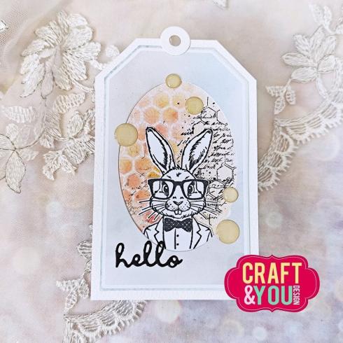 Craft & You Design - Stempelset "Funny Bunnies" Clear Stamps