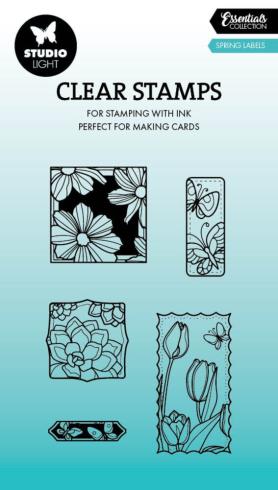 Studio Light - Stempelset "Spring Labels" Clear Stamps