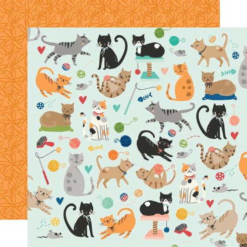 Simple Stories - Collections Kit "Fur Baby Cat" 12 Bogen Designpapier