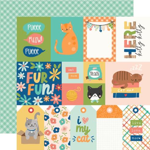 Simple Stories - Collections Kit "Fur Baby Cat" 12 Bogen Designpapier