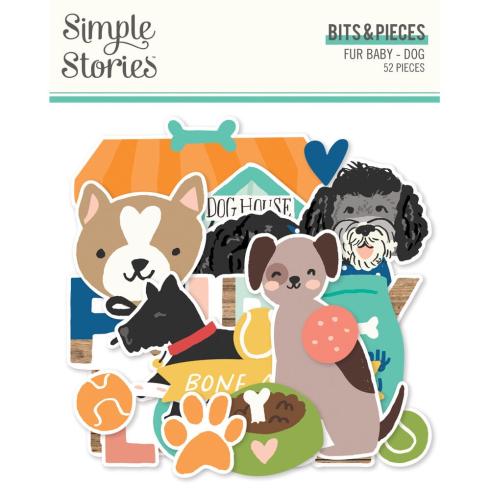 Simple Stories - Stanzteile "Fur Baby Dog" Bits & Pieces 