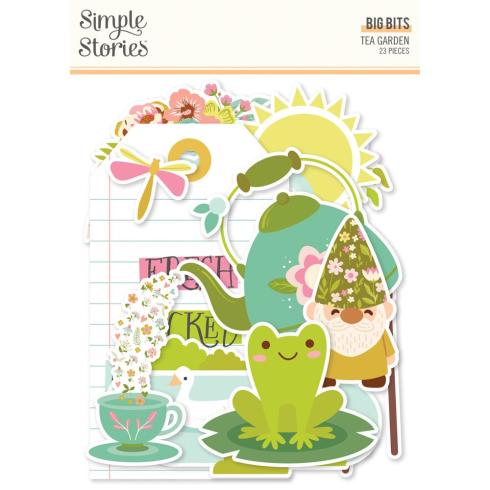 Simple Stories - Stanzteile "Tea Garden" Big Bits & Pieces 