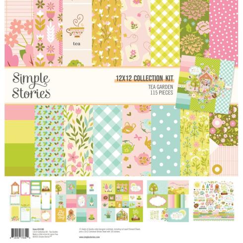 Simple Stories - Collections Kit "Tea Garden" 12 Bogen Designpapier