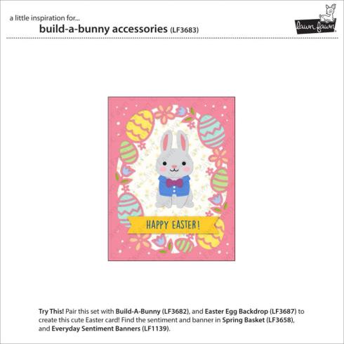 Lawn Fawn - Stanzschablone "Build-A-Bunny Accessories" Dies