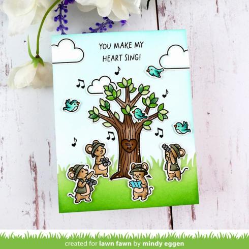 Lawn Fawn - Stempelset "It's A Bird!" Clear Stamps