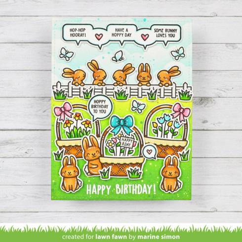 Lawn Fawn - Stempelset "Spring Basket" Clear Stamps