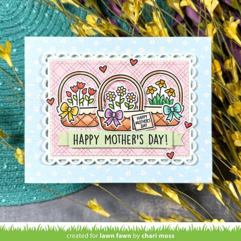 Lawn Fawn - Stempelset "Spring Basket" Clear Stamps