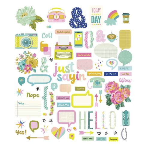 Spellbinders - Stanzteile "Just Sayin'" Die Cuts