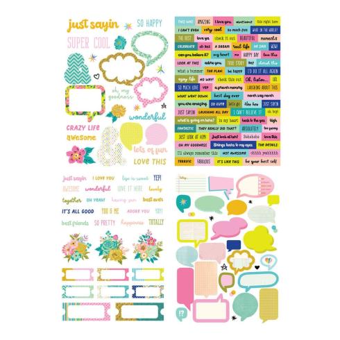 Spellbinders - Aufkleber "Just Sayin'" Sticker