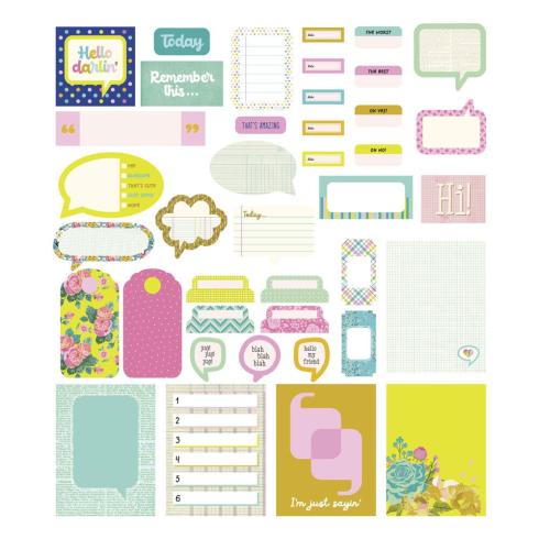 Spellbinders - Stanzteile "Just Sayin' Writable" Die Cuts