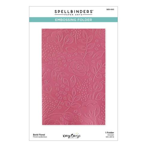 Spellbinders - Prägefolder "Bold Floral" Embossingfolder