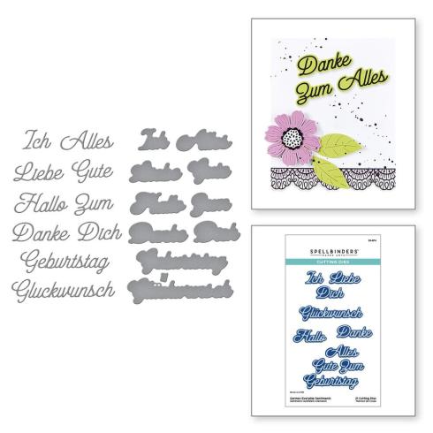 Spellbinders - Stanzschablone "German Everyday Sentiments" Dies