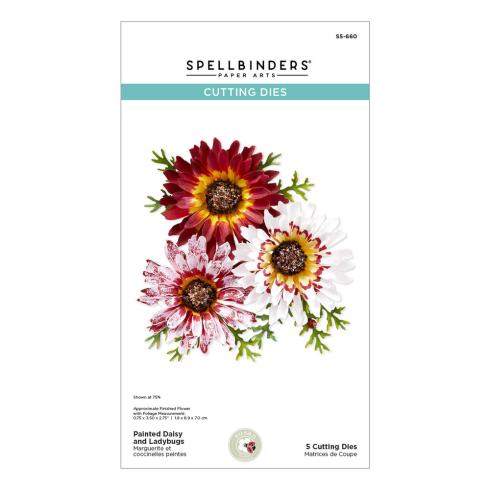 Spellbinders - Stanzschablone "Painted Daisy and Ladybugs" Dies