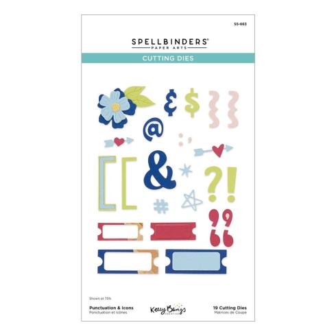 Spellbinders - Stanzschablone "Punctuation & Icons" Dies