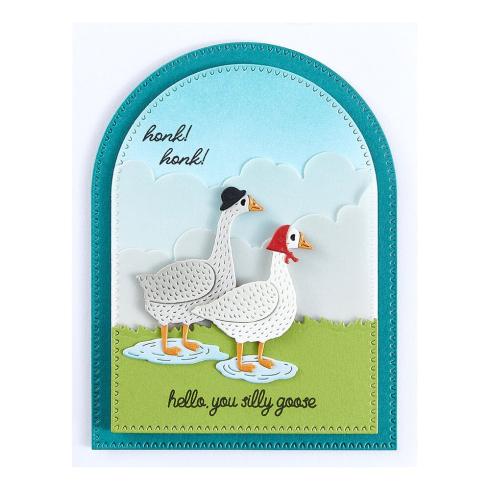 Spellbinders - Stempelset & Stanzschablone "Honk Honk" Clear Stamps & Dies